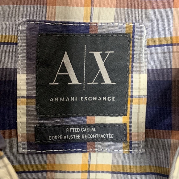 AX Armani Exchange Casual Button Down (Lg) - Picture 6 of 10